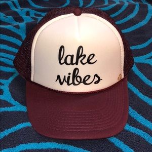 Lake vibes trucker hat